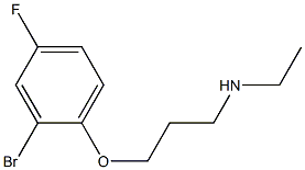 [3-(2-bromo-4-fluorophenoxy)propyl](ethyl)amine Struktur