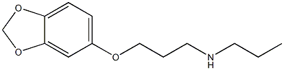 [3-(2H-1,3-benzodioxol-5-yloxy)propyl](propyl)amine Struktur