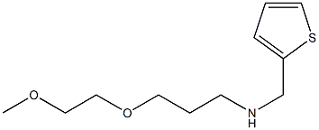 [3-(2-methoxyethoxy)propyl](thiophen-2-ylmethyl)amine Struktur