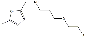 [3-(2-methoxyethoxy)propyl][(5-methylfuran-2-yl)methyl]amine Struktur