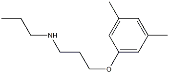 [3-(3,5-dimethylphenoxy)propyl](propyl)amine Struktur