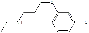 [3-(3-chlorophenoxy)propyl](ethyl)amine Struktur