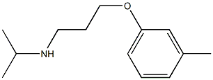 [3-(3-methylphenoxy)propyl](propan-2-yl)amine Struktur