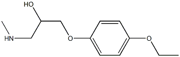 [3-(4-ethoxyphenoxy)-2-hydroxypropyl](methyl)amine Struktur