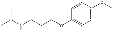 [3-(4-methoxyphenoxy)propyl](propan-2-yl)amine Struktur