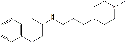 [3-(4-methylpiperazin-1-yl)propyl](4-phenylbutan-2-yl)amine Struktur