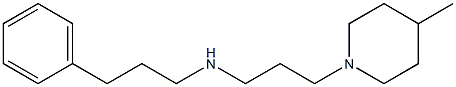 [3-(4-methylpiperidin-1-yl)propyl](3-phenylpropyl)amine Struktur