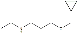 [3-(cyclopropylmethoxy)propyl](ethyl)amine Struktur