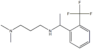 [3-(dimethylamino)propyl]({1-[2-(trifluoromethyl)phenyl]ethyl})amine Struktur