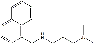 [3-(dimethylamino)propyl][1-(naphthalen-1-yl)ethyl]amine Struktur