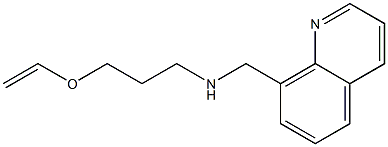 [3-(ethenyloxy)propyl](quinolin-8-ylmethyl)amine Struktur