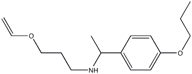 [3-(ethenyloxy)propyl][1-(4-propoxyphenyl)ethyl]amine Struktur