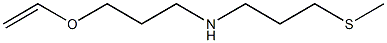 [3-(ethenyloxy)propyl][3-(methylsulfanyl)propyl]amine Struktur