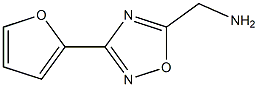 [3-(furan-2-yl)-1,2,4-oxadiazol-5-yl]methanamine Struktur