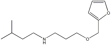 [3-(furan-2-ylmethoxy)propyl](3-methylbutyl)amine Struktur