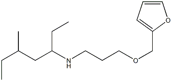 [3-(furan-2-ylmethoxy)propyl](5-methylheptan-3-yl)amine Struktur