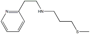 [3-(methylsulfanyl)propyl][2-(pyridin-2-yl)ethyl]amine Struktur