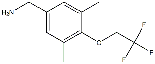 [3,5-dimethyl-4-(2,2,2-trifluoroethoxy)phenyl]methanamine Struktur