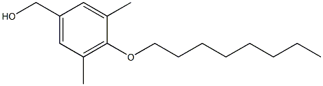 [3,5-dimethyl-4-(octyloxy)phenyl]methanol Struktur