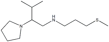 [3-methyl-2-(pyrrolidin-1-yl)butyl][3-(methylsulfanyl)propyl]amine Struktur