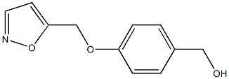 [4-(1,2-oxazol-5-ylmethoxy)phenyl]methanol Struktur