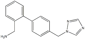 [4'-(1H-1,2,4-triazol-1-ylmethyl)-1,1'-biphenyl-2-yl]methylamine Struktur