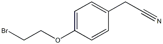 [4-(2-bromoethoxy)phenyl]acetonitrile Struktur