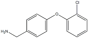 [4-(2-chlorophenoxy)phenyl]methanamine Struktur