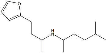 [4-(furan-2-yl)butan-2-yl](5-methylhexan-2-yl)amine Struktur