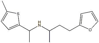 [4-(furan-2-yl)butan-2-yl][1-(5-methylthiophen-2-yl)ethyl]amine Struktur