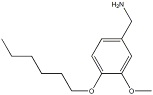 [4-(hexyloxy)-3-methoxyphenyl]methanamine Struktur