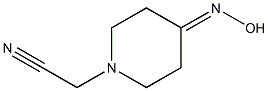 [4-(hydroxyimino)piperidin-1-yl]acetonitrile Struktur