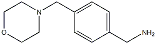 [4-(morpholin-4-ylmethyl)phenyl]methanamine Struktur