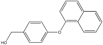 [4-(naphthalen-1-yloxy)phenyl]methanol Struktur