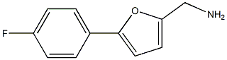 [5-(4-fluorophenyl)furan-2-yl]methanamine Struktur