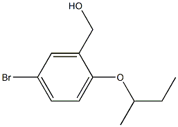 [5-bromo-2-(butan-2-yloxy)phenyl]methanol Struktur