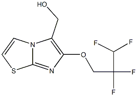 [6-(2,2,3,3-tetrafluoropropoxy)imidazo[2,1-b][1,3]thiazol-5-yl]methanol Struktur