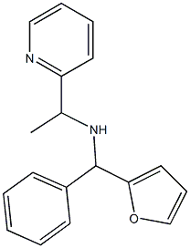 [furan-2-yl(phenyl)methyl][1-(pyridin-2-yl)ethyl]amine Struktur