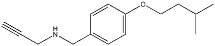 {[4-(3-methylbutoxy)phenyl]methyl}(prop-2-yn-1-yl)amine Struktur