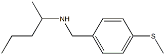 {[4-(methylsulfanyl)phenyl]methyl}(pentan-2-yl)amine Struktur