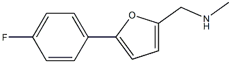 {[5-(4-fluorophenyl)furan-2-yl]methyl}(methyl)amine Struktur