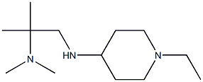 {1-[(1-ethylpiperidin-4-yl)amino]-2-methylpropan-2-yl}dimethylamine Struktur