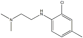 {2-[(2-chloro-4-methylphenyl)amino]ethyl}dimethylamine Struktur