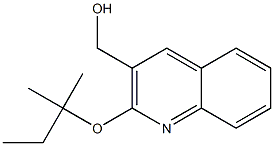 {2-[(2-methylbutan-2-yl)oxy]quinolin-3-yl}methanol Struktur