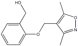 {2-[(3,5-dimethyl-1,2-oxazol-4-yl)methoxy]phenyl}methanol Struktur