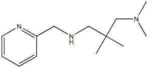 {2-[(dimethylamino)methyl]-2-methylpropyl}(pyridin-2-ylmethyl)amine Struktur