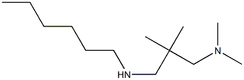 {2-[(hexylamino)methyl]-2-methylpropyl}dimethylamine Struktur