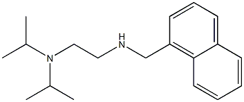 {2-[bis(propan-2-yl)amino]ethyl}(naphthalen-1-ylmethyl)amine Struktur