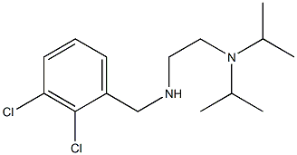 {2-[bis(propan-2-yl)amino]ethyl}[(2,3-dichlorophenyl)methyl]amine Struktur