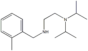 {2-[bis(propan-2-yl)amino]ethyl}[(2-methylphenyl)methyl]amine Struktur